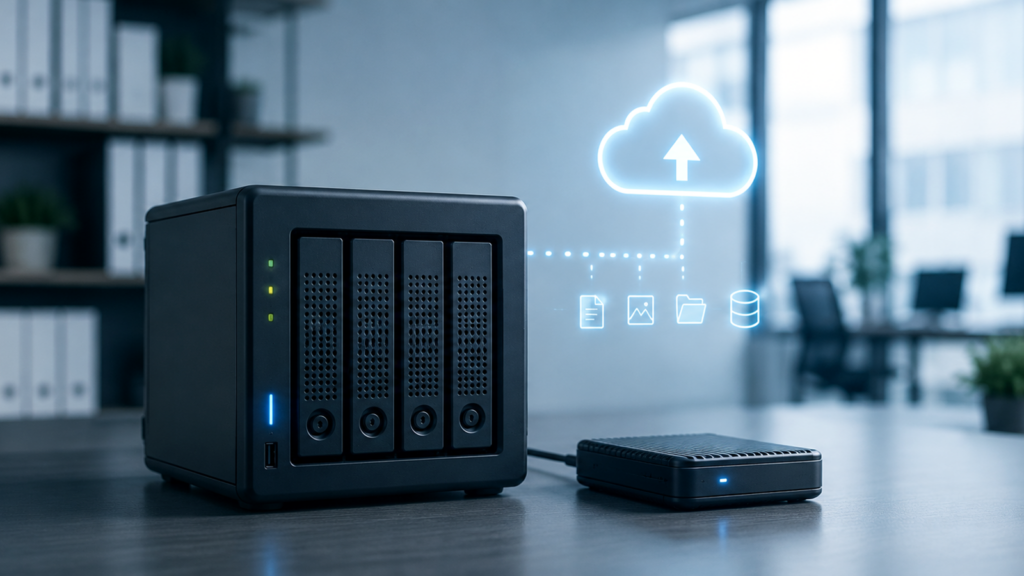 <h1>Die richtige Backup-Strategie<span class="break"><br></span> für Schweizer KMU</h1>